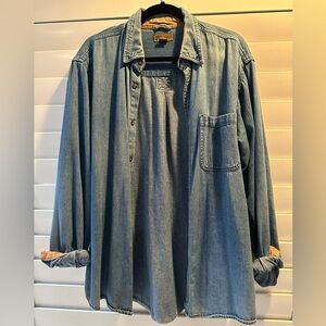 Faded Glory Blue Denim Shirt